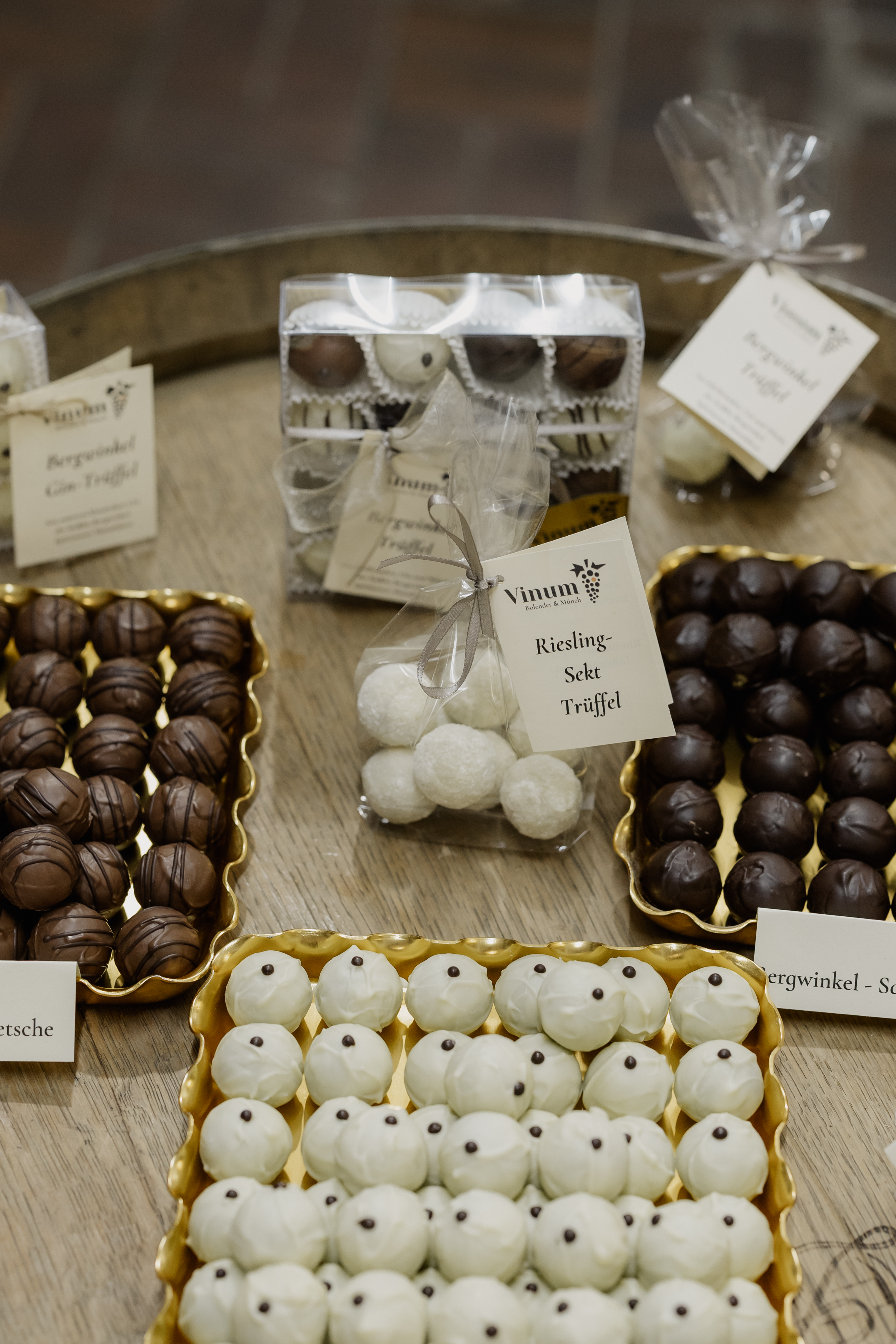 Bergwinkeltrüffel 5er Stange (Pralinenmischung mit Alkohol)